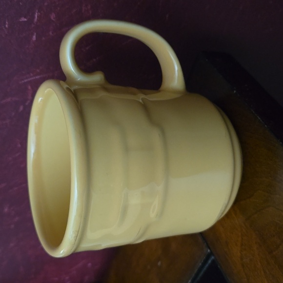 Longaberger Mug Pottery Woven Traditions Ivory Cream Coffee Mug Cup 12oz - Picture 3 of 8